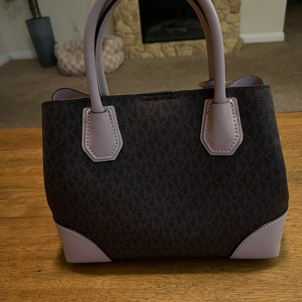 Michael Kors handbag brown and blush - Picture 2 of 4